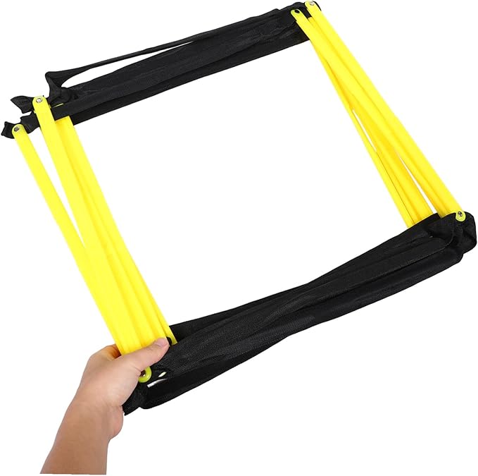Lightweight Foldable Agility Ladder for Football and Soccer Speed Training Weather-Resistant Sports Ladder for Footwork Drills and Team Exercise