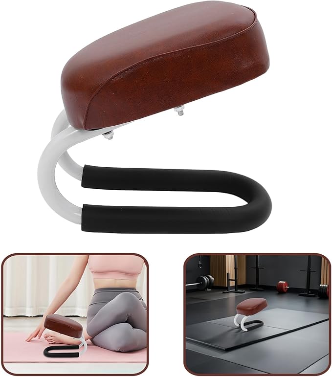 Zen Prayer Stool and Padded Floor Bench, Metal Meditation Kneeler with Anti-Slip Cushion, Suitable for Yoga, Mindfulness, and Prayer Practices