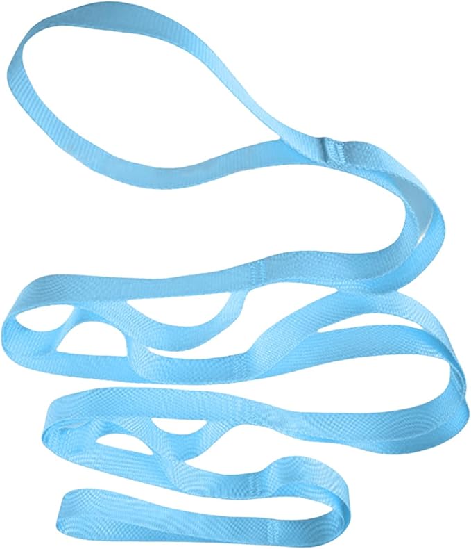 10 Loop Pilates Stretch Strap Not-Elastic Exercise Stretch Strap Stretching Strap Pilates Strap for Physical Therapies