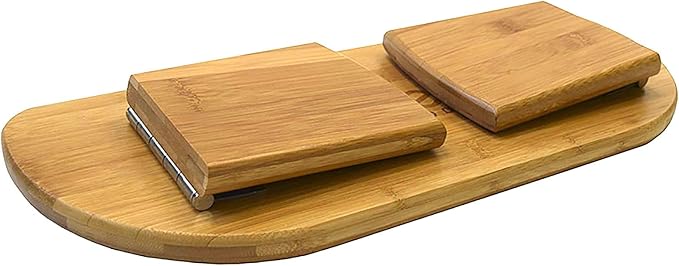 Portable Mindful and Modern Folding Bamboo Meditation Bench, Bonus Portable Travel Carry Bag - Ideal for Vipassana and Transcendental Meditation