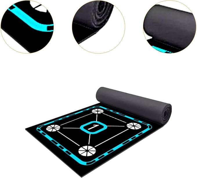 Agility Ladder Mat Speed Ladder Multipurpose Agility Training Equipment Footwork Practice for Soccer Fitness Workout Outdoor