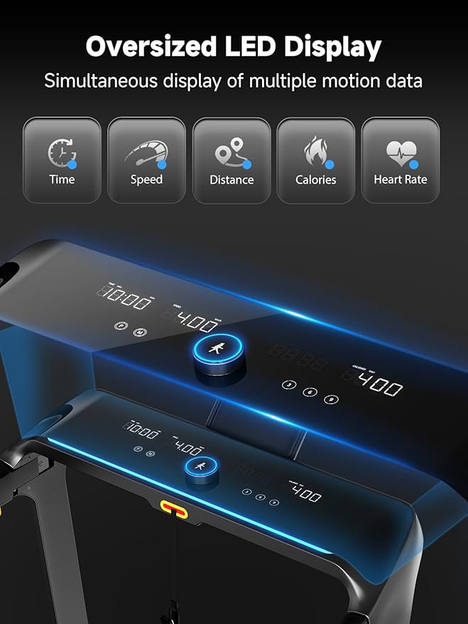 WALKINGPAD X Series Folding Treadmills for Home, Smart Vertical Fold, LED Display, No Assembly