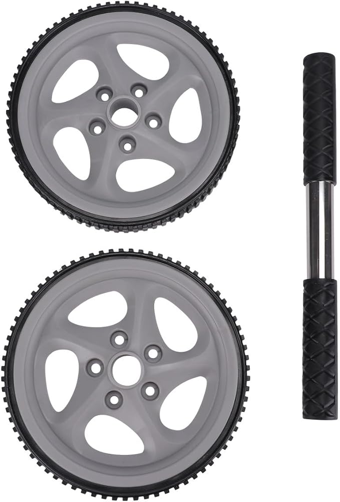 Veemoon Dual-wheel Ab Roller for Abdominal Exercise, Portable Fitness Equipment, Core Strength Training Tool for Men and Women
