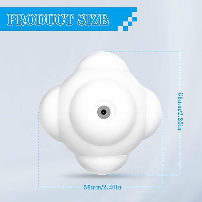 Smart Reaction Ball, Reflex Ball with Random Light Color Change, Intelligent Agility Training, Rechargeable, High Elasticity Silicone