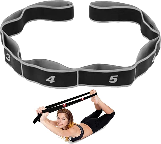 Numbered Resistance Bands for Glutes, 2026 Upgrade Fitness Resistance Band for Stretching and Yoga, Full Body Stretching Shaping, Home Exercise, Women's Home Training Equipment Glutes