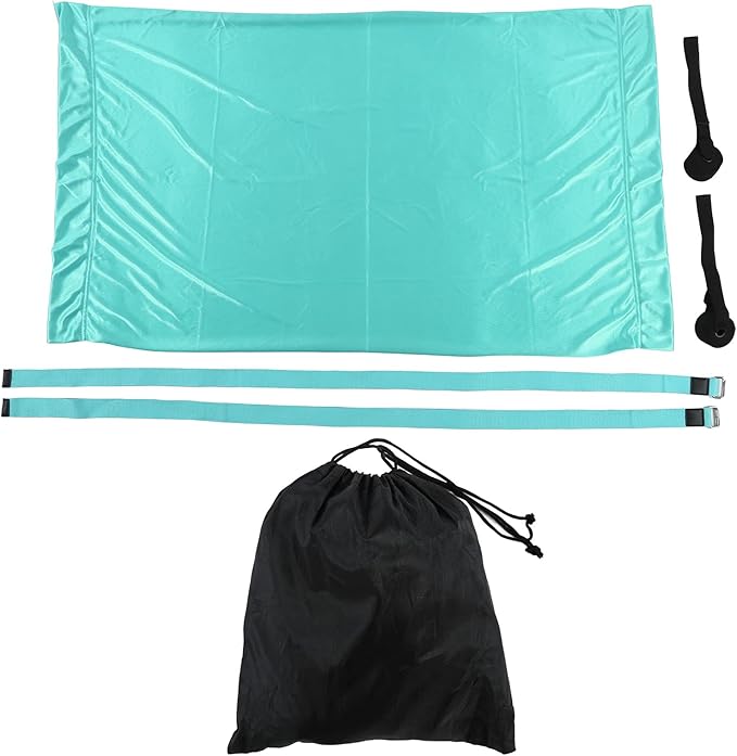 Premium Aerial Hammock Yoga Swing Kit Yoga Hammock Handstand Split Leg Stretchable Training Portable Elastic Aerial Hammock for Home Sky Blue(Light Blue)