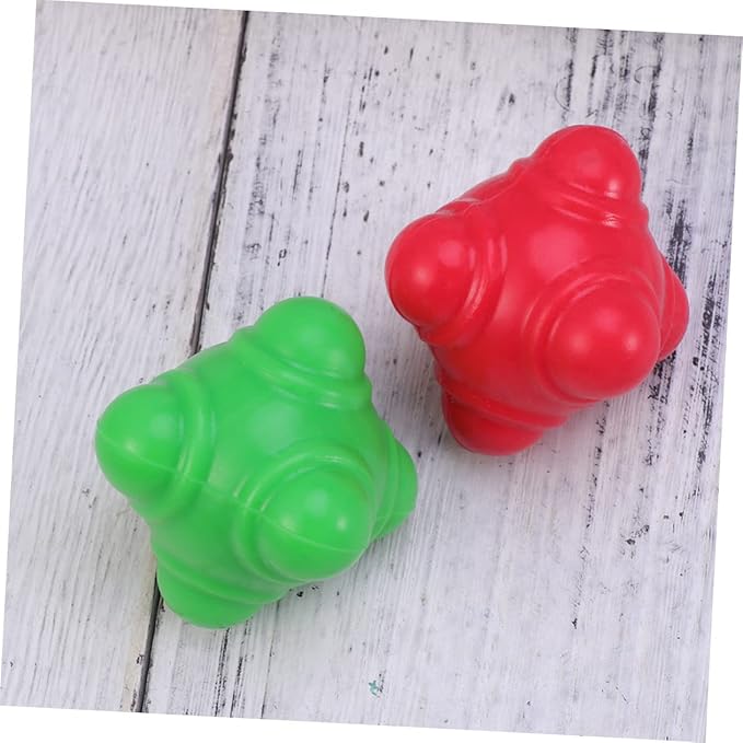 BESPORTBLE 3pcs Fitness Reaction Soccer Training Equipment Reaction Football Agility Bounce Training Balls Football