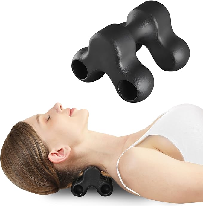 Occipital Release Tool Trigger Point Massage Tool Neck Massage Cervical Neck Manual Back Massager for Pain Relief Deep Tissue Home Use Suitable The Whole Body