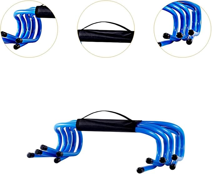 Yiju 5 Pieces Football Training Hurdles Physical Training Obstacles Practical Physical Training Barrier for Basketball Training