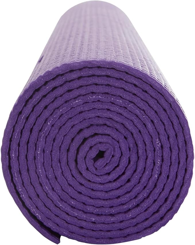 Everyday Yoga Deluxe Mat, Spacious 72"x24" Non-Slip Yoga Mat for Comfortable Home Workouts, 3-5mm Extra Thick