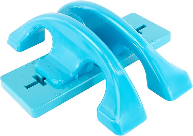 Thrival Arch Back Stretcher - Specialized Psoas Muscle Release Tool for Hip Flexor, Back, Glute, Iliacus, and Neck - Spine Decompressor, Trigger Point, and Myofascial Release – Blue