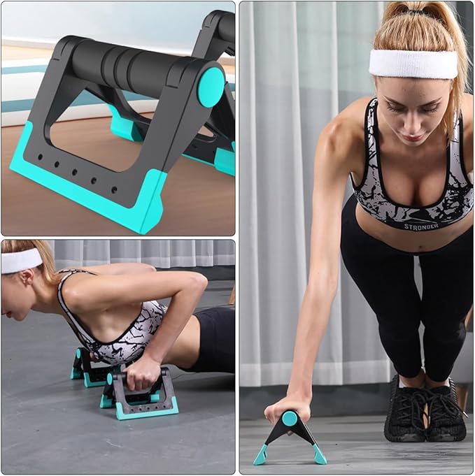 Push-up Bars Indoor Exercise Fitness Equipment Pair Non-slip Grip Push-up Bracket for Home Workout Strength Training