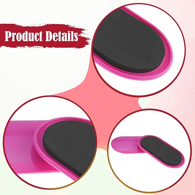 2X Exercise Core Sliders Slide Pads Abdominal Training Full Body Workout Ab Pads Sliding Discs for Pilates Home