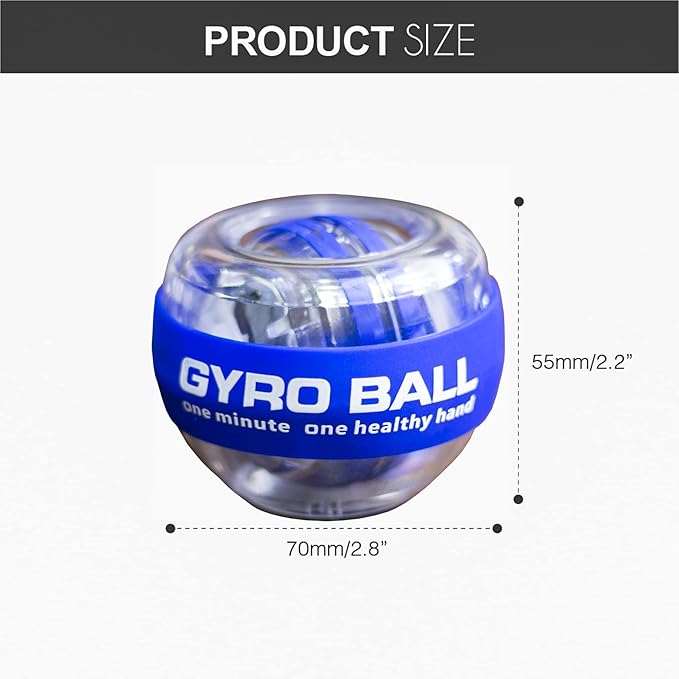Wrist Strengthener Ball Forearm Exerciser Auto-Start Wrist Gyro Ball, Lotorr Ball Used to Strengthen Arms, Fingers, Wrist Bones and Muscles