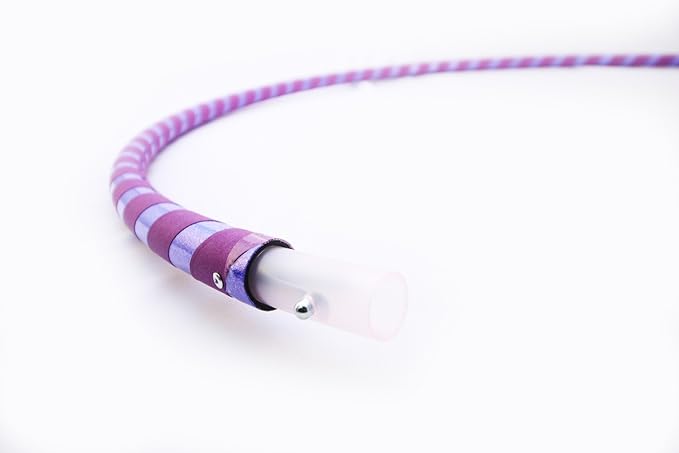 Weighted Beginner Fitness Hula Hoop for Adults - Exercise Hoop for Weight Loss & Core Workout - Large Diameter Hoop for Easy Learning - Handmade in USA - Multiple Sizes & Colors