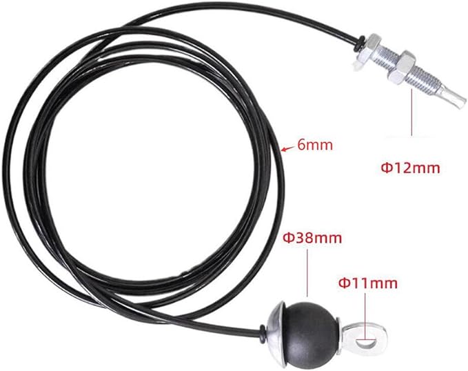 pistro Gym Replacement Cable Steel Wire Rope 6mm Thick Strength Training Cord Pulley System Attachment for Workout Fitness Equipment- 6M