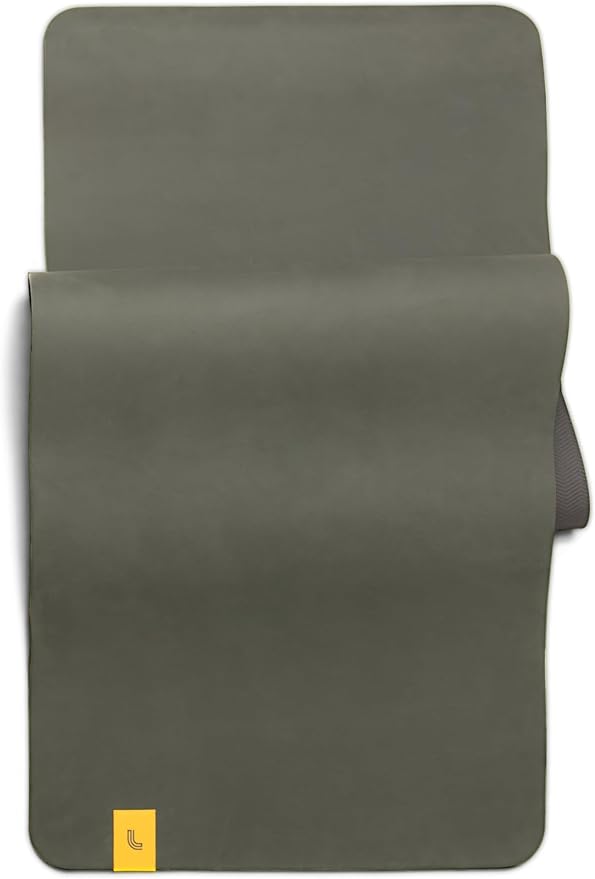 Lolë Pose Yoga Mat with Strap Carrier | Non-Slip Textured 5mm Thick Workout Mat | Ideal for Hot Yoga & Pilates | Lightweight & Sweat Resistant