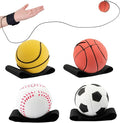 4/8/16/32 Wrist Return Ball on a String 2.36 Inches Rebound Sport Balls with Elastic Strap Baseball Soccer Tennis Practice Party Favors, Wrist Exercise and Fun Play for Kids & Adults