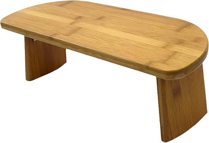 TsoLay Meditation Bench with Folding Legs, Meditation Chair with Round Edges, Easy on HIPS and Knees, Comfortable for Kneeling or Sitting, Perfect for Deeper & Longer Outdoor Meditation