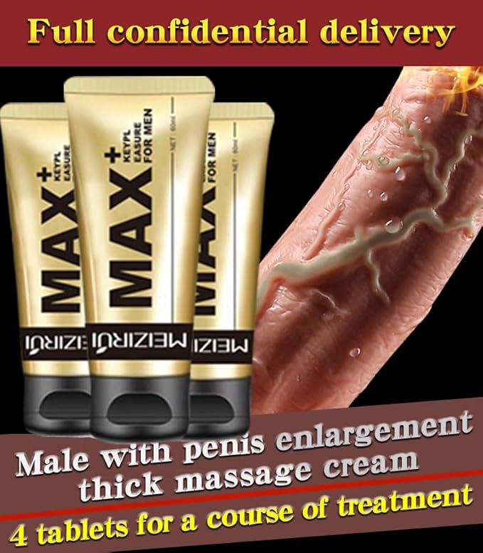 Boost XXXL Extra Strength Enlargement Gel for Man – Men's Power Massage Cream for Increase Size, Huge Thickness, Strength and Prolonged Performance (Max+)