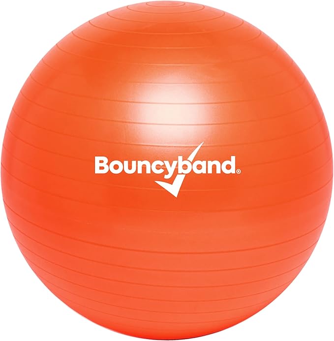 Bouncyband Balance Ball – Create Flexible Seating to Improve Focus at School, Office, or Home with This No-Roll Weighted Ball