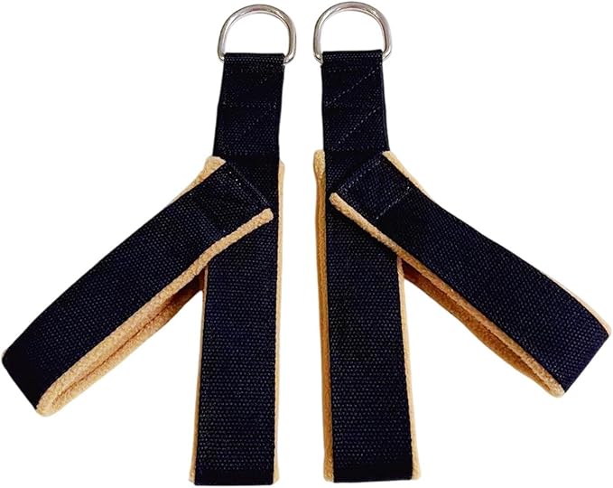 2x Pilates Straps, Fitness Straps Pilates Equipment Waist Back Leg Core Yoga Straps Reformer Straps for Home Exercise