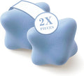 Tsubo-Oshi Massage Tools: 2-Pack Pressure Point Reflexology Tool - Handheld Silicone Massager for Knots, Muscle Tension & Relaxation - Vegan
