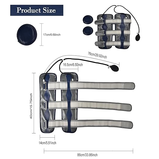 Leg Correction Belt - Adjustable Posture Corrector Belt - O/X Air Pressure Corrector Bandage, Bow Leg corrector, Easy to Correct for Children and Adults