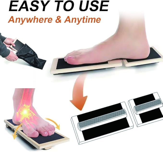Ankle Balance Board, Foot Strength Trainer, Used for Sprain Recovery, Plantar Fasciitis Relief, Posture Correction Device, Balance Training.