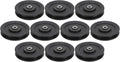 10pcs 115mm Nylon Fitness Bearing Pulley, Gym Pulley Accessory, High Strength Training Equipment with Iron Core, Durable Home Gym Attachments for Strength Training and Garage Door
