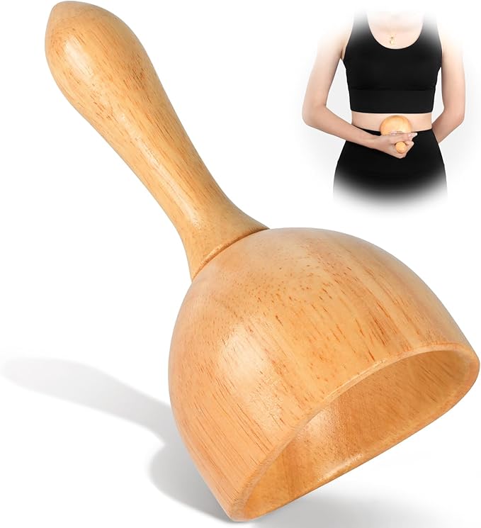 Wood Therapy Massage Tool, Wooden Lymphatic Drainage Sculpt Cup Cellulite Massage Tool, Body Sculpting Tool for Cellulite Reduction,Muscle Tension Release,Body Contouring & Shaping