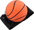 Wrist Return Ball, Basketball Wrist Return Ball, Small BasketBalls for Wrist Exercise Fun Outdoor Adults, Speed and Agility Training Tool, Rubber Rebound Bouncy Wristband Balls on Elastic String