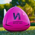 ONEKEEPER Soccer Reflex & Reaction Ball - White, Orange, Blue, Pink, and Fluo Yellow, Agility and Coordination Training for Kids and Juniors (Pump Not Included)