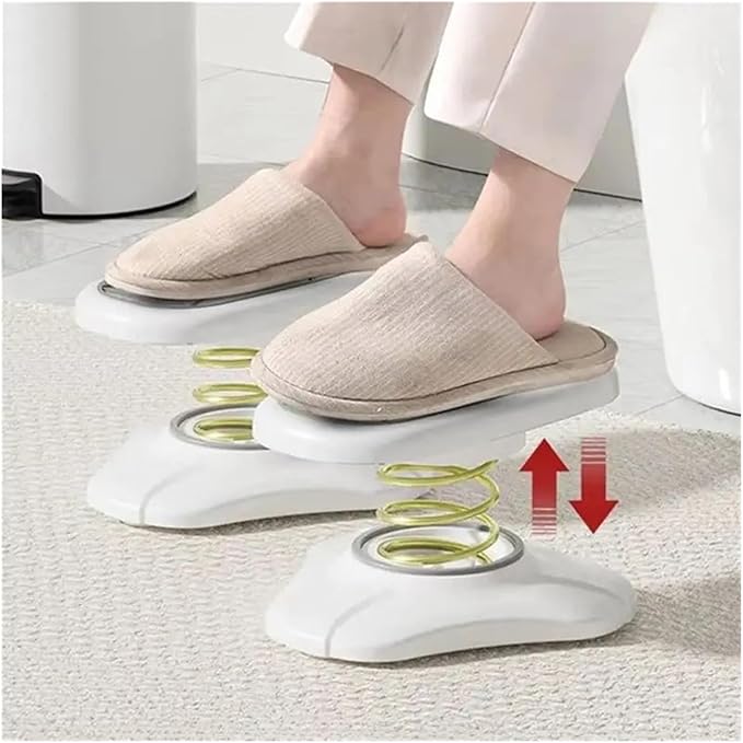 Ankle Leg Exercisers,Multi Functional Exercise Ankle Footstool, Toilet Companion Footstool, Office Or Daily Rest, Relaxing Feet and Legs(Gray,1pcs)
