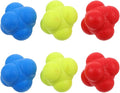 6Pcs Hexagon Reaction Balls Agility Reflex Training Tool for Hand Eye Coordination Enhancement, 5.5Cm Sports Reaction Balls for and Adults Fitness Speed Training