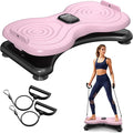 Silent Waist Twist Machine, Anti-Slip Twister Exercise Board with Stable Base, Waist Twisting Disc for Safe Ab Workout and Foot Massage at Home or Gym