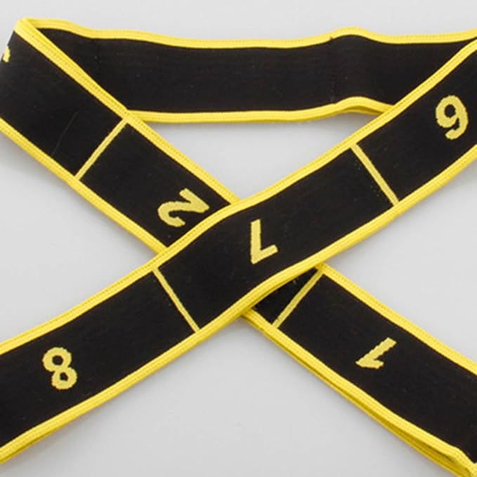 Resistance Bands for Working Out, 8-Levels Elastic Adjustable Exercise Band for Women and Men,Body Stretching,Yoga,Pilates,Booty Legs,Stretching Bands for Physical Therapy,Fitness,Training,Gym