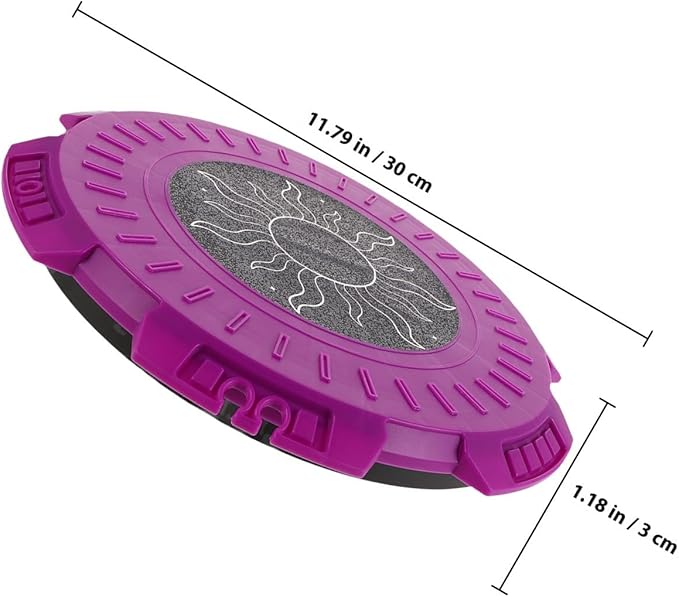 GARVALON Waist Trainer Twisting Disc Large Size Waist Exercising Board Twist Machine Fitness Tool for Home Use with Non-slip Surface Suitable for Core Workout and Balance Training