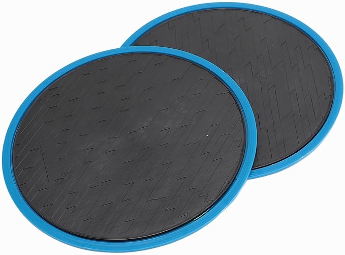 Pwshymi Exercise Core Sliders Dual Sided Discs for Full Body Workout Portable Abdominal Strength Trainer for Home Gym Travel 2pcs