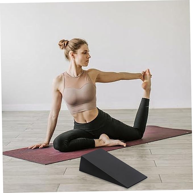 Squat Wedge Block, 1 Pair 13x6x3.5 Inch EVA Supportive Yoga Block for Fitness, Pushup, Weightlifting