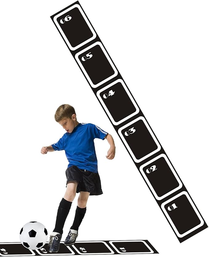 Sports Agility Ladders - Soccer Training Mat | Portable Football Speed Practice Supply Equipment, Agility and Speed Coordination footworkk Drills for Fitness Exercise Gym Gear