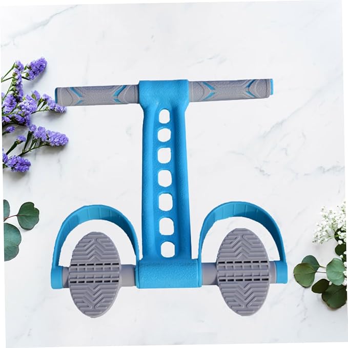 Home Fitness Pedal Resistance Trainer for Leg Workouts Portable Stretch Board for Men and Women for Ages Comfortable Handles for Easy Use