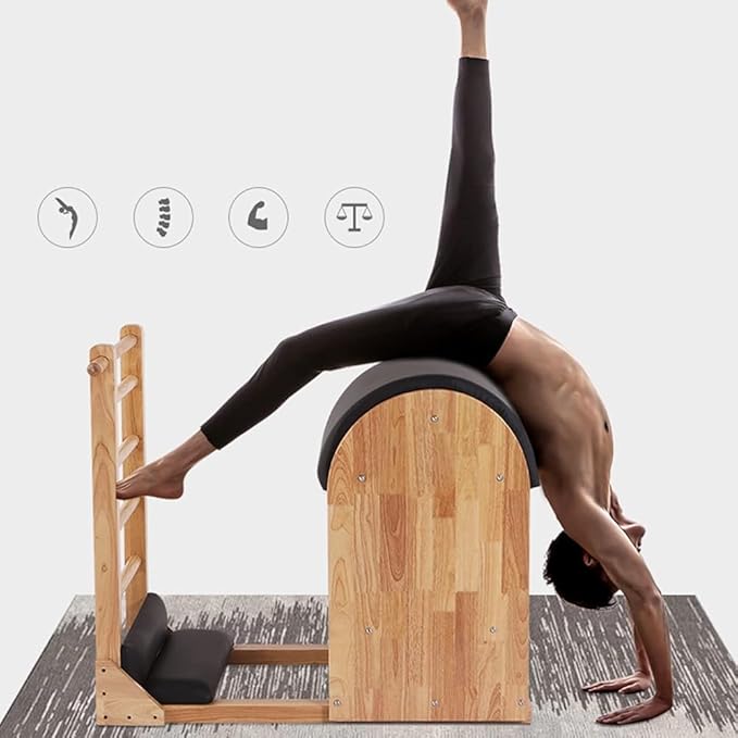 Pilates Wooden Ladder Barrel Home Large Equipment Yoga Training Core Spine Corrector - Professional Pilates Ladder Barrels