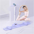 Ski Machine Leg Splitter Leg Strength Split Exerciser Foldable Skiing Exerciser Yoga Fitness Equipment for Use Core Strength Training Instrument(Basic Type,Armrest)