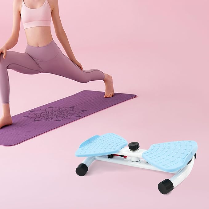 Waist Twister, Exercise Twist Boards, Waist Twisting Machine Fitness Tool, Balance Board, 265LBS Capacity, Anti-Slip Home Gym Workout Equipment for Foot Massage and Weight Loss(Blue)