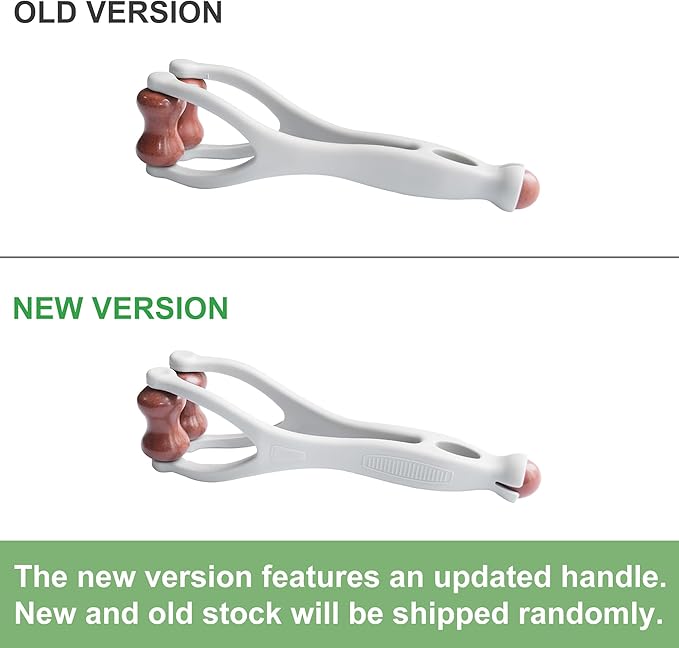 Finger Massager, Hand Massager for Arthritis and Carpal Tunnel. Dual-sided Bian Stone Massage Roller Tool for Circulation, Trigger Finger, Hand Therapy, Pain Relief, Stress. Great Gift for Her/Him.