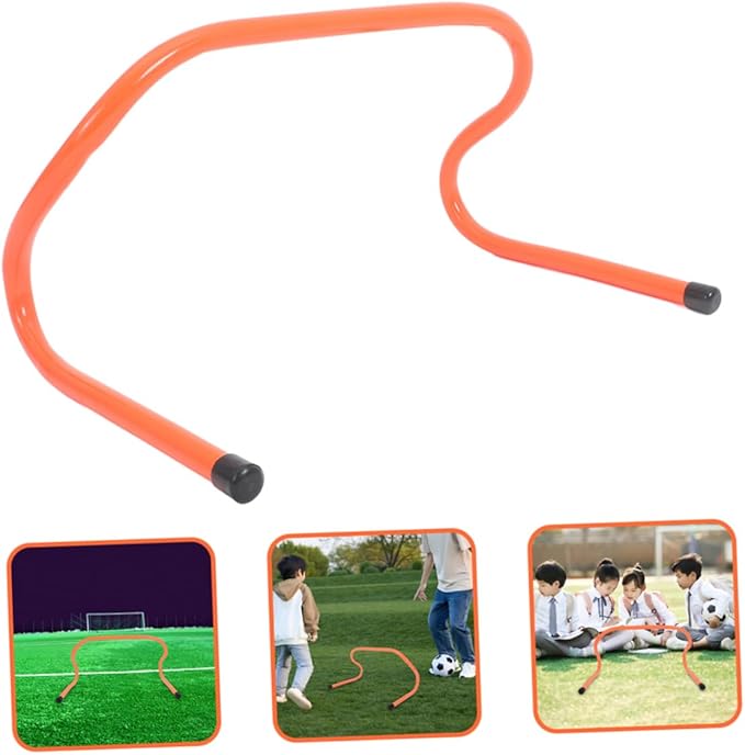 KICHOUSE 4pcs Agility Hurdles for Boys and Girls Training Equipment for Soccer Basketball Fitness Speed Coordination and Flexibility Sports Activities