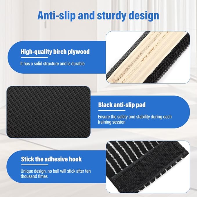 Ankle Strengthener, Ankle Board Single Foot Balance Board, Non-Slip Wobble Boards Foot Stretcher for Stability Rehab Pain Relief, Posture Corrector Arch Trainer