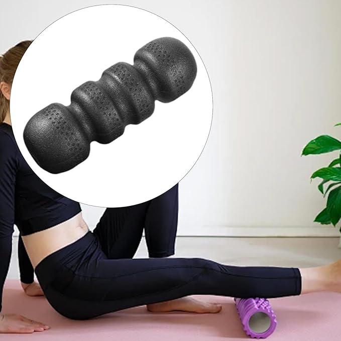 Colaxi Yoga Roller Massage 45cm Exercise Workout Portable Body Massage Tool Muscle Recovery for Arms Waist Home