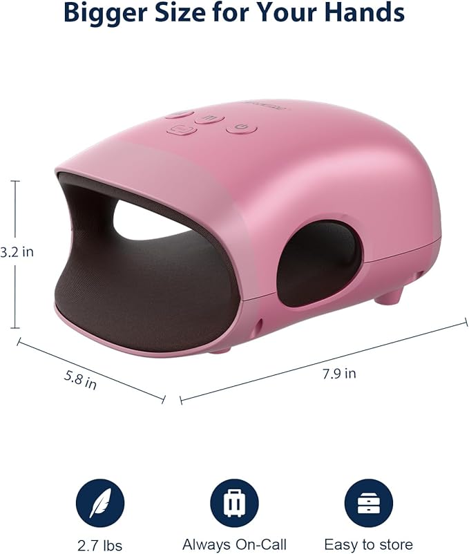 CINCOM Hand Massager - Cordless Hand Massager with Heat and Compression for Arthritis and Carpal Tunnel